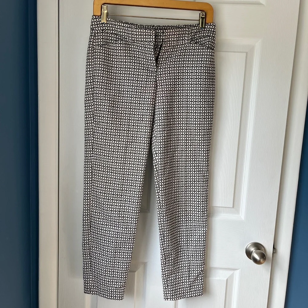 Express Editor Patterned Pants - Picture 1 of 7